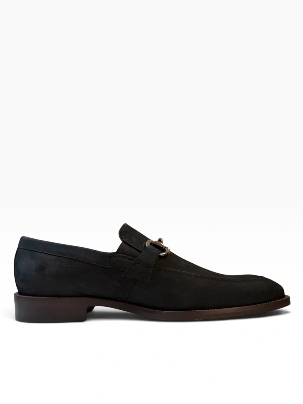 Johnston & Murphy Everett Black Nubuck Horsebit Loafers Men’s 9.5M NWOT